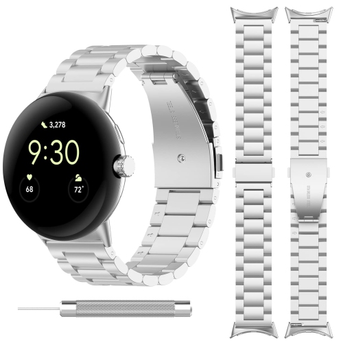 HLD  Compatible With Google Pixel Watch Band, Stainless Steel Sport Replacement Strap Bracelet Band for Google Pixel Watch In Multicolor