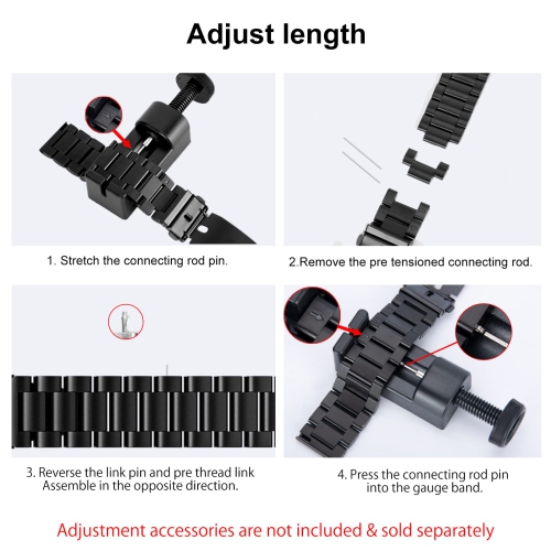 Compatible with Google Pixel Watch Band, Stainless Steel Sport Replacement Strap Bracelet Band for Google Pixel Watch