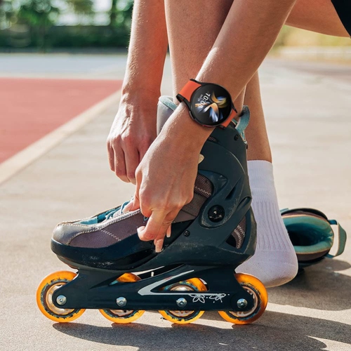 Pour Galaxy Watch 5 40 mm/5 Pro Band 45 mm/Galaxy Watch 4 40 mm/4 Classic Band 42 mm/3 41 mm/Active 2 40 mm, bracelet silicone mince femmes Sport 20