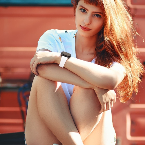 Pack 3 Slim Bands Compatible with Fitbit Sense & Sense 2/Versa 3 & 4, Soft Silicone Replacement Sport Wristbands Compatible for Fitbit Versa 3 &