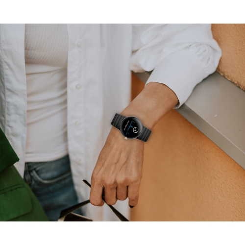 Miimall compatible avec le bracelet pour montre Pixel de Google, femmes, acier inoxydable, bracelet remplacement fermoir papillon pour Pixel de Google