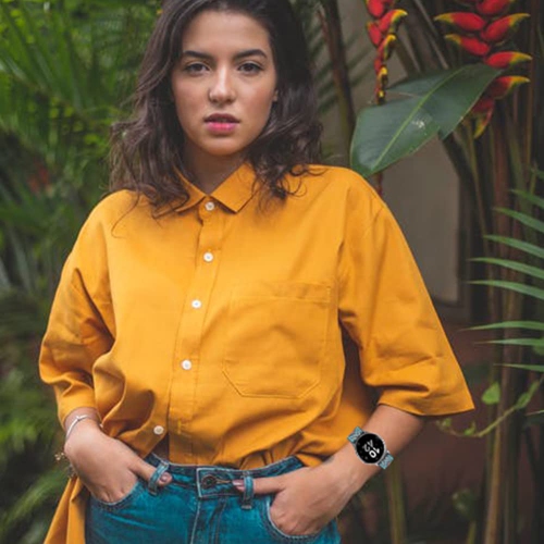 20mm Stretchy Bands Compatible with Samsung Galaxy Watch 5/4 40mm 44mm/Watch 5 Pro 45mm/Watch 4 Classic 42mm 46mm, Nylon Strap for Galaxy Active 2 40