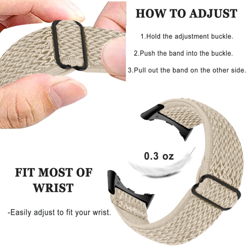 NINKI Stretchy Nylon Band Compatible Google Pixel Watch Bands Men Women,Adjustable Sport Breathable Soft Wristband Loop Woven Strap for Google Pixel