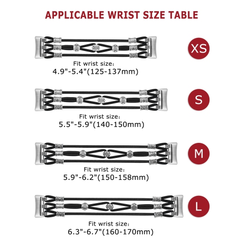 Beaded Bracelet Compatible with Fitbit Charge 5 Bands for Women Girl, Handmade Cute Classy Strap Elastic Soft Stylish Solo Loop Wristband Montre