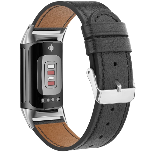 Leather Bands for Fitbit Charge 5 Bands Women Men, Top Grain Leather Band Replacement Wristbands Straps for Fitbit Charge 5 Advanced Fitness Tracker