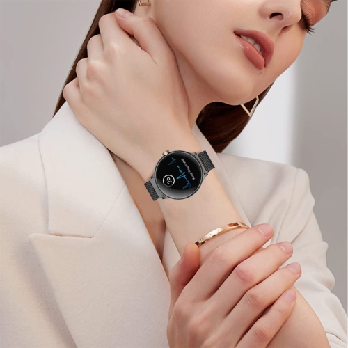 BESIOFO Compatible for Google Pixel Watch Bands with Screen Protector Case,Stainless Steel Mesh Sport Milanese Loop Adjustable No Gap Bracelet for