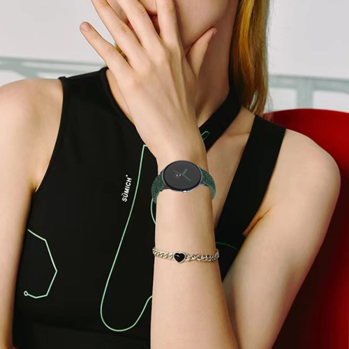 Bracelet en nylon élastique pour Pixel Watch 2 de Google, bracelet sport souple ajustable, bracelet tissé perméable à l'air pour hommes et femmes –