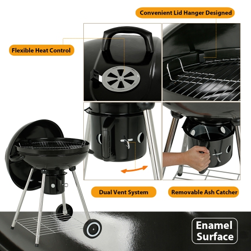 22'' Charcoal Kettle Grill