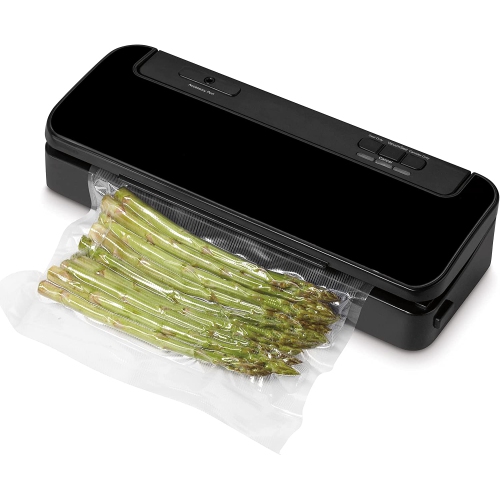 Refurbished Excellent -Cuisinart One-Touch Vacuum Sealer for Dry & Wet Food,VS-200 Black