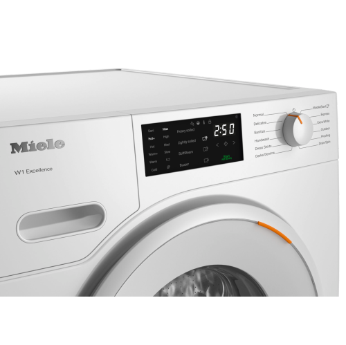 Laveuse Wi-Fi WXD160 WCS de Miele – CapDosing, technologie à vapeur, contrôle intelligent par application, ENERGY STARMD – 11XD1601CDN