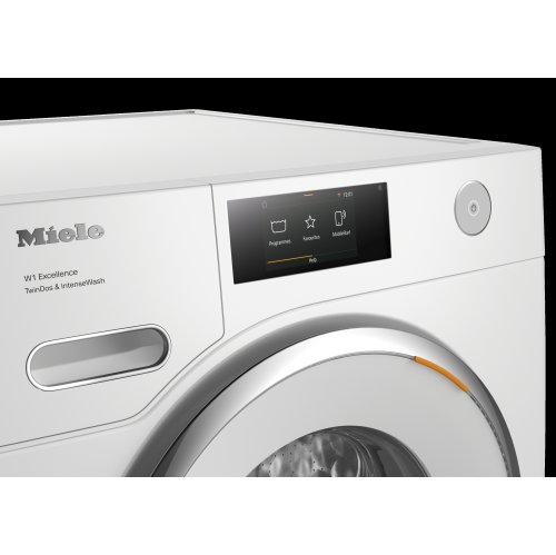 WXR860 WCS machine à laver à chargement frontal avec Affichage MTouch, TwinDos et IntenseWash, Lotus Blanc