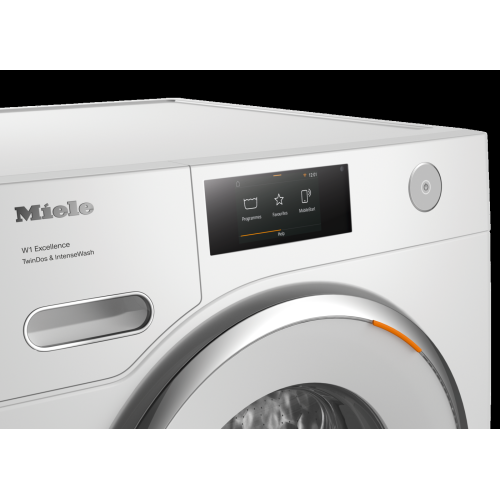 WXR860 WCS machine à laver à chargement frontal avec Affichage MTouch, TwinDos et IntenseWash, Lotus Blanc