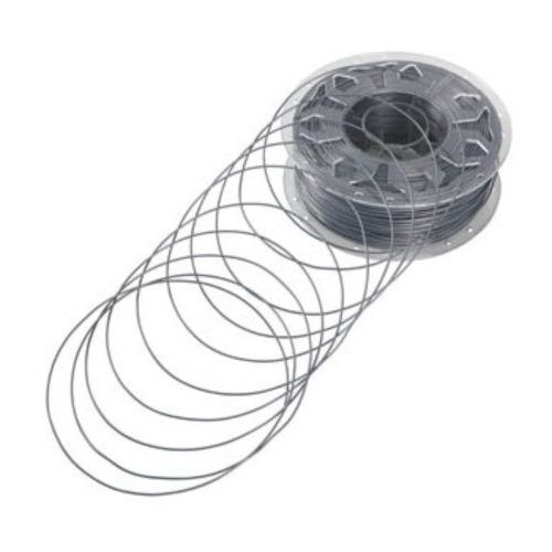 Creality CR-PLA 3D Printer Filament Bundle 1.75 mm, 1 kg per Spool- Carbon Fiber, Wood, Silver