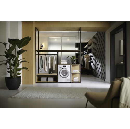Miele Eco&Steam Heat-Pump Dryer with MTouch Display, Miele@home and SteamFinish - TXR860 WP Lotus White