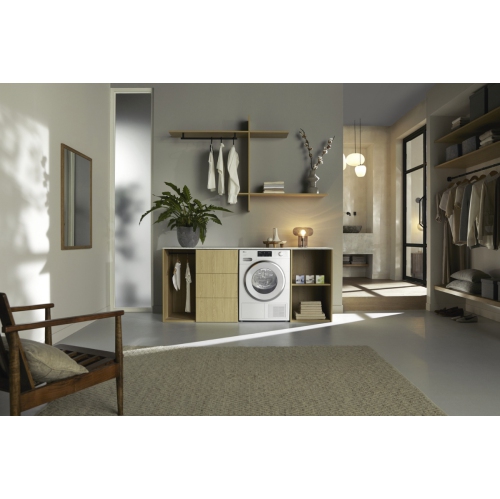 Miele Eco & Steam Heat-Pump Dryer Machine with Miele@home and SteamFinish - TXI680 WP Lotus White