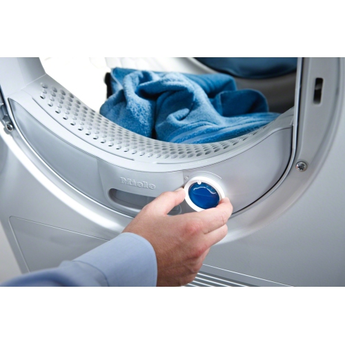 Miele Eco & Steam Heat-Pump Dryer Machine with Miele@home and SteamFinish - TXI680 WP Lotus White