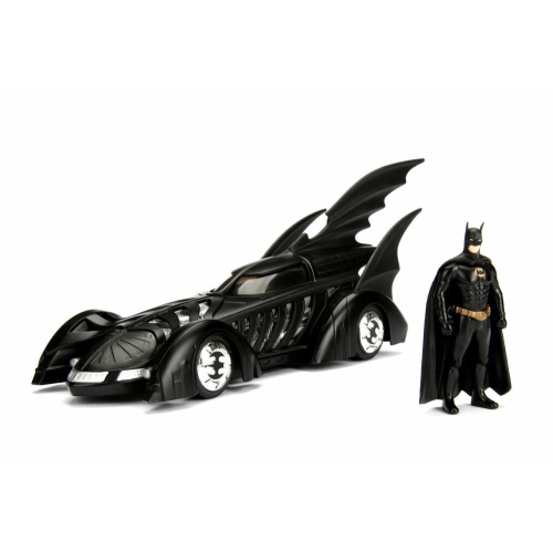 1995 Batmobile Batman Forever, noir - Jada 98036 - modèle réduit moulé sous pression à échelle 1/24