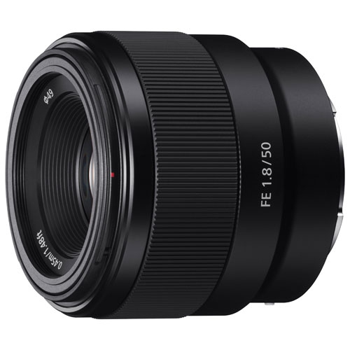 Image 1 de 2.. Remis à neuf – objectif à focale fixe pour portraits plein format à monture E FE 50 mm f/1.8 de Sony