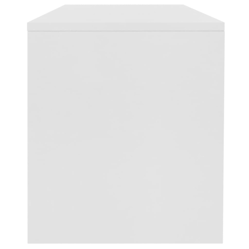 vidaXL Coffee Table White 39.4"x15.7"x15.7" Chipboard