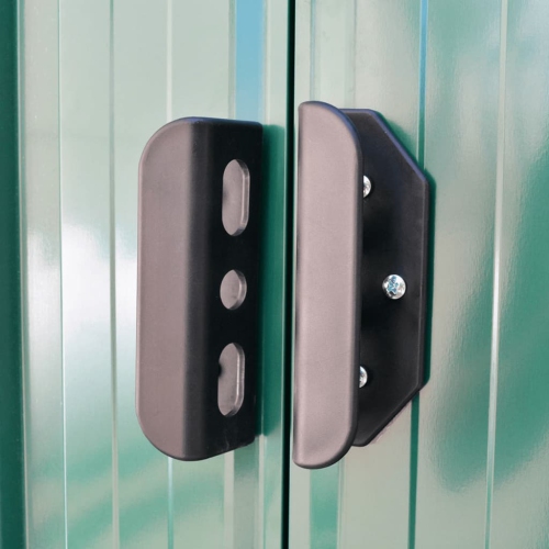 vidaXL Garden Shed Green Metal 74.8"x48.8"x71.3"