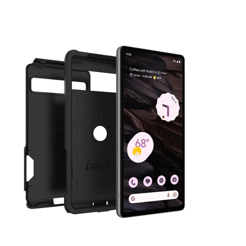 Étui rigide ajusté Commuter d'OtterBox pour Pixel 7a - Noir