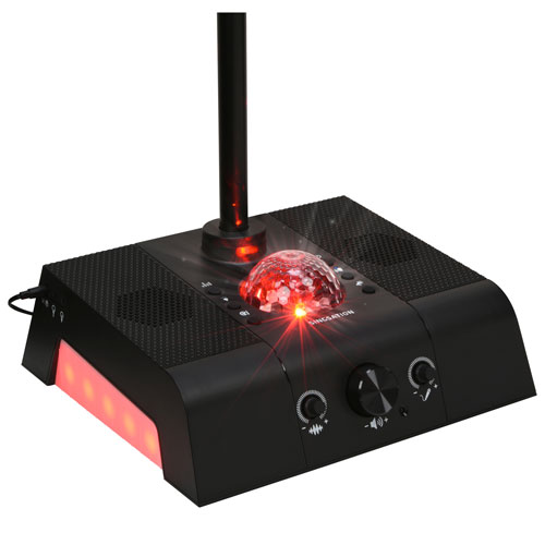 Système de karaoké tout-en-un avec 2 microphones sans fil Singsation Center Stage - Noir - Exclusivité de Best Buy