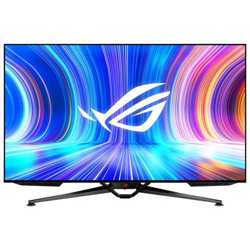 Moniteur de jeu DELO UHD 4K GTG 0,1 ms 41.5 po Swift ROG d’Remis à neuf - Noir