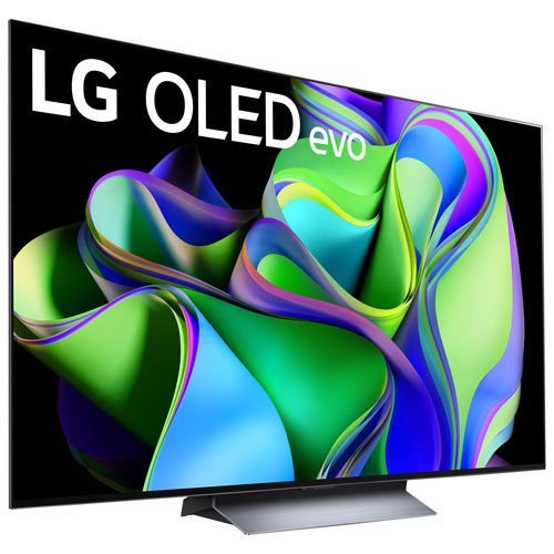Téléviseur intelligent IA webOS ThinQ HDR DELO UHD 4K de 55 po de LG (OLED55C3PUA) - 2023
