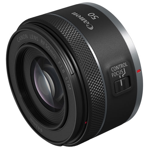 Image 1 de 2.. Remis à neuf – objectif RF 50 mm f/1.8 STM de Canon – Noir