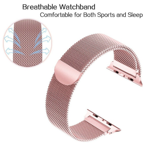 Modern Milanese Magnetic Closure iWatch Band Bracelet Strap Loop for Apple Watch Sport Edition Series 1/2/3/4/5/6/7/8 42mm,44mm,45mm