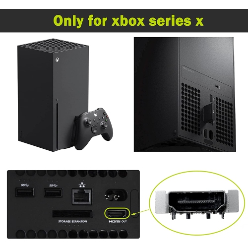 Pièce de réparation de remplacement de port HDMI pour Xbox Series X, console Xbox XSX non disponible