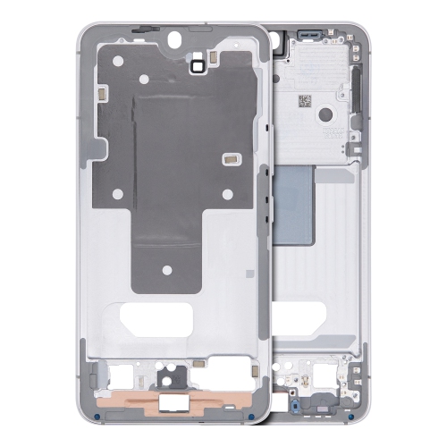 Replacement Mid-Frame Housing Compatible For Samsung Galaxy S22 5G (White)