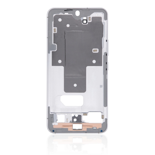 Replacement Mid-Frame Housing Compatible For Samsung Galaxy S22 5G (White)