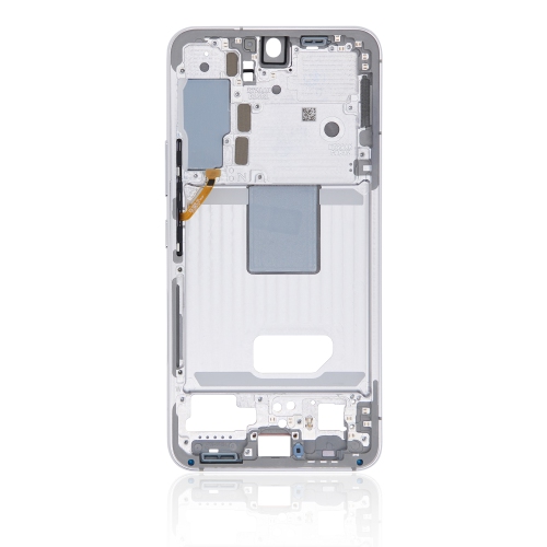 Replacement Mid-Frame Housing Compatible For Samsung Galaxy S22 5G (White)