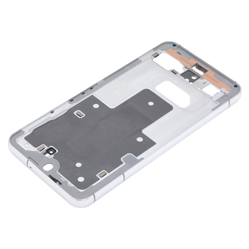 Replacement Mid-Frame Housing Compatible For Samsung Galaxy S22 5G (White)