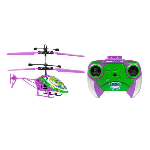 WORLD TECH TOYS  Disney Pixar Toy Story Buzz Lightyear 2Ch Ir Helicopter