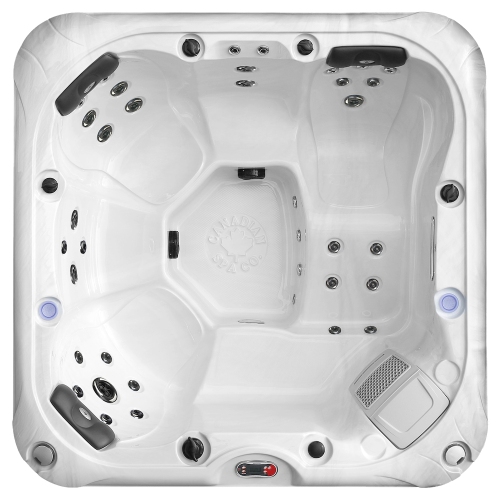 Spa 6 places à 34 jets avec éclairage DEL et audio Bluetooth de Cambridge