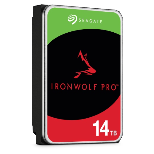Seagate IronWolf Pro ST14000NT001 14TB 7200 RPM 256MB Cache SATA 6.0Gb/s 3.5" Internal Hard Drive