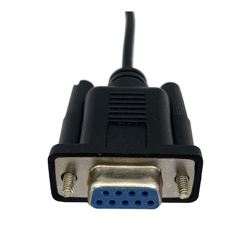 D USB to RS232 Serial Adapter, Right Turn USB Mini 5 Pin Male to DB9 Pin Female Serial Converter Cable, for Various Serial Devices and USB Mini Port