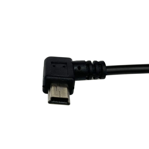 D USB to RS232 Serial Adapter, Right Turn USB Mini 5 Pin Male to DB9 Pin Female Serial Converter Cable, for Various Serial Devices and USB Mini Port