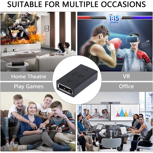 C 8K DisplayPort to DisplayPort Coupler 1.4, DP Female to DP Female Extension Adapter Ultra High Speed Support 8K@60Hz 4K@144Hz(2-Pack)