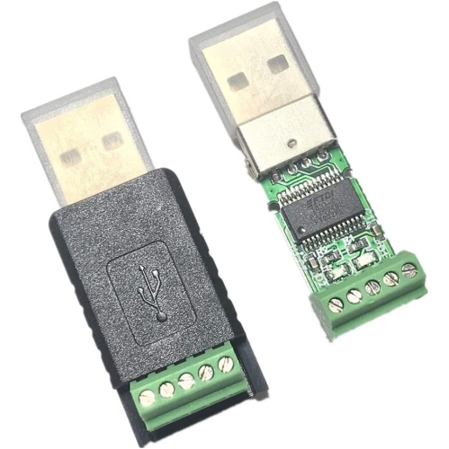 USB to RS485 Converter Adapter FTDI CHIP with Screw Terminals and Windows MacOS Linux Support