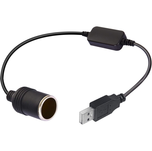 Adaptateur allume-cigare USB a mâle à 12 V femelle Câble