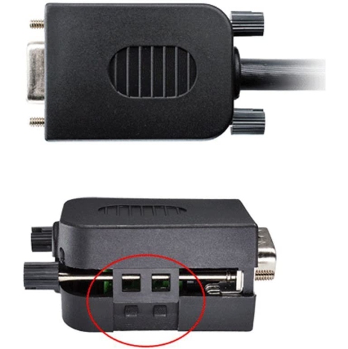 Y DB9 Breakout Connector to Wiring Terminal RS232 D-SUB Female Serial Adapters Port Breakout Board Solder-Free Module with case