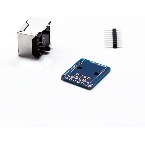 4 Pcs RJ45 8-pin Connector and Breakout Board Kit for Ethernet DMX-512 RS-485 RS-422 RS-232 (Unassambled)