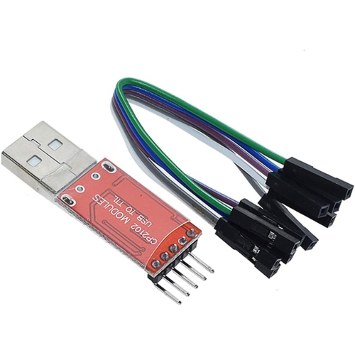 H CP2102 USB 2.0 to TTL Module Serial Converter Adapter Module USB to TTL Downloader with Jumper Wires