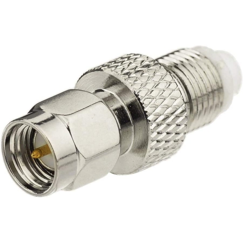 wlaniot 2pcs SMA-FME Adapter SMA Male Plug to FME Female Jack Straight RF Coaxial Connector