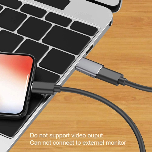 Q 10Gbps USB C Female to USB Male Adapter 2 Pack, USB 3.1 Gen2 to USB C Adapter Double-Sided Data Transfer and 60W Fast Charging Connector Compatible