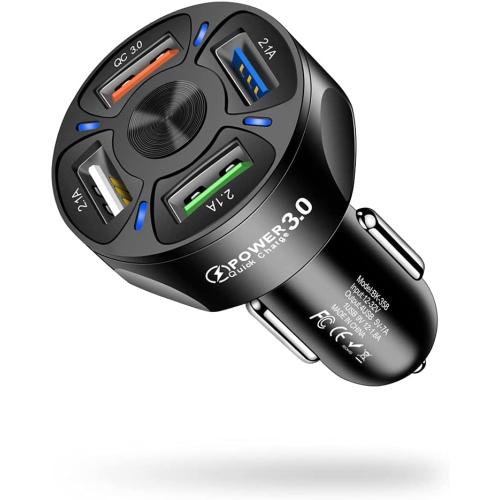 Chargeur Voiture Rapide QC3.0 BK-358 - 4 x USB