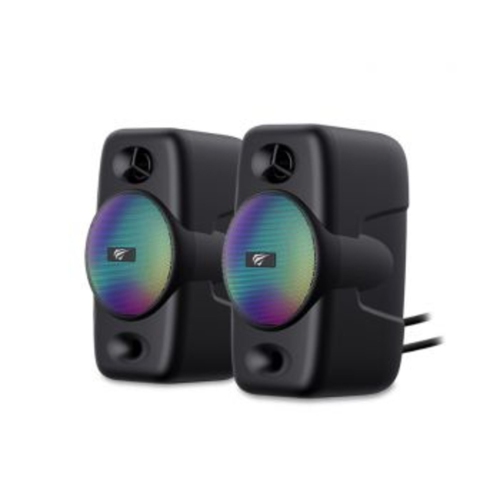 Havit SK213 2.0pcs Dynamic RGB Lighting Effect 3.5mm Jack+USB powered stereo computer speaker